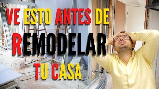 ⛏️¿Cómo REMODELAR una casa ⛏️Consejos de Profesionales [upl. by Ninette681]