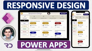 How to build Responsive Power Apps  Responsive Layouts Tabs Galleries amp Forms [upl. by Janetta]