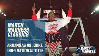 Arkansas vs Duke 1994 National Championship  FULL GAME [upl. by Kirima]