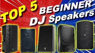 2020 TOP 5 BEGINNER powered speakers  BEST Mobile DJ Entry Level Speakers [upl. by Imehon121]