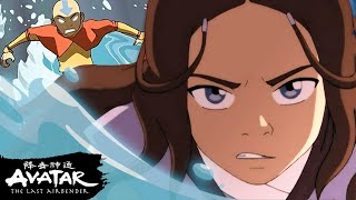 Katara amp Aangs Best Waterbending Moments 🌊  Avatar The Last Airbender [upl. by Armat782]