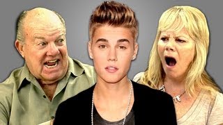 ELDERS REACT TO JUSTIN BIEBER [upl. by Blayne]