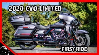 2020 HarleyDavidson CVO Limited FLHTKSE Ride And Review  First Ride [upl. by Ronym]