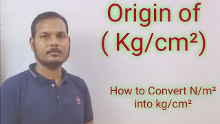 How to Convert N\M2 into kg\cm2 [upl. by Sucramej]