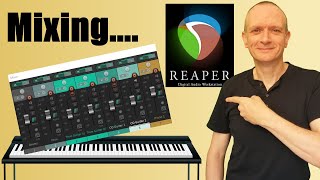 Mixing a song on Reaper  My mixing process [upl. by Egroej]