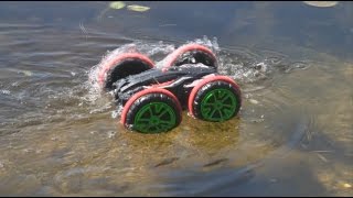 Crazy Amphibious RC Stunt Car by Metakoo  Product Review [upl. by Ellimahs]