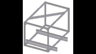 SOLIDWORKS Tutorial quotWeldment Partsquot 0810 [upl. by Eahsram]