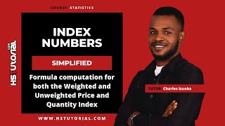 Index Numbers  Statistics [upl. by Arbrab]