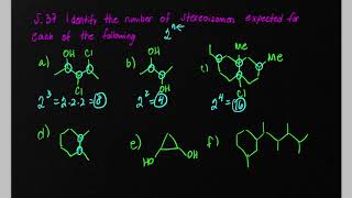 How many stereoisomers possible KLEIN Organic Chemistry [upl. by Llednik698]