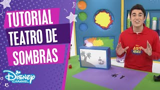 Art Attack Teatro de sombras  Disney Channel Oficial [upl. by Repip]