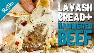 How to Make Lavash amp Hammered Beef Recipe Together At Home Refikas 2 Special Delicious Recipes 🤤 [upl. by Burke375]