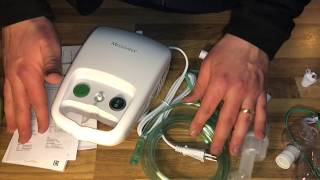 Medisana Inhalator unboxing and instructions [upl. by Neils]