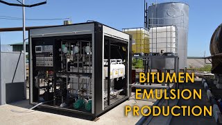 Bitumen emulsion production GlobeCore UVB1 Units [upl. by Alberic]