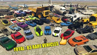 All Rare amp Secret Cars in GTA 5 Hidden Vehicle Locations Guide  Story Mode [upl. by Lederer]