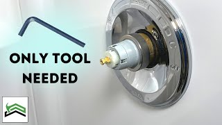 How To Fix Reversed Hot and Cold  Delta Shower Valve [upl. by Nosmirc828]