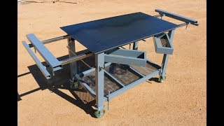 Welding Table  Workbench Build  How To [upl. by Jehiah]