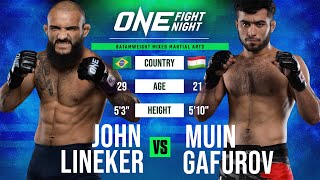 John Lineker vs Muin Gafurov  Full Fight Replay [upl. by Desai]