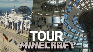 Minecraft Reichstag Full Interior Showcase Download Available [upl. by Emsmus671]