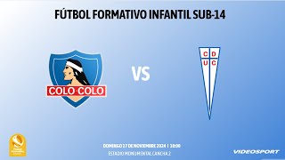 ColoColo vs Universidad Católica SUB14 [upl. by Attemaj]