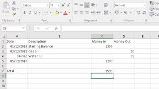 Excel Create an Income and Expenditure Spreadsheet [upl. by Domineca645]