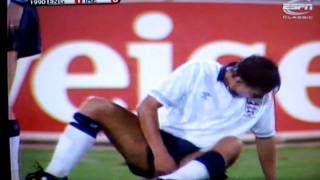 Gary Lineker takes a shit and wipes his arse on the pitch  World Cup 1990 [upl. by Had]