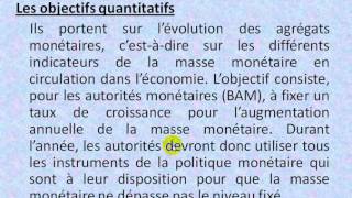 Economie monétaire S4 quot la politique monétaire partie 2 quot [upl. by Patience]