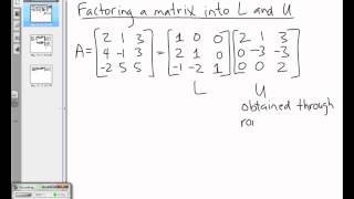 LU Factorization [upl. by Casanova]