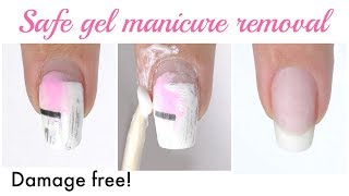 How to remove gel nail polish shellac at home with no damage [upl. by Stillmann]