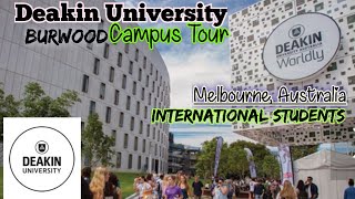 DEAKIN UNIVERSITY Melbourne Burwood Campus Tour Australia [upl. by Ehcropal]