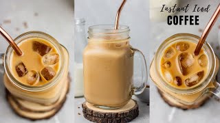 HOW TO MAKE ICED COFFEE QUICK AND EASY RECIPE [upl. by Agnola]