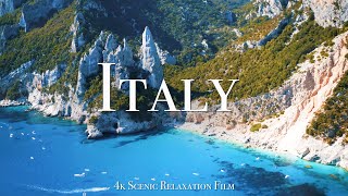 Italy 4K  Scenic Relaxation Film With Calming Music [upl. by Urias243]