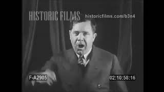 Huey Long Collection  High Finance Speech [upl. by Airakaz]