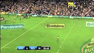 Richie McCaw Awesome Tackle amp Turnover vs Wallabies 2006 [upl. by Adnarom8]