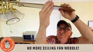 No More Ceiling Fan Wobble [upl. by Olifoet74]