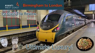 Luxury Train Travel Avanti West Coast 1st Class Review amp Tour [upl. by Kinelski285]