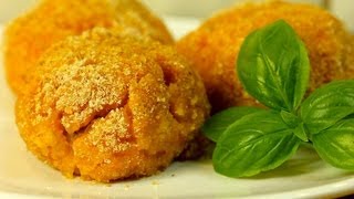 Baked Arancini with meat rice balls 12 Months recipe [upl. by Root]