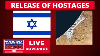 Release of Israeli Hostages LIVE Breaking News Coverage with Gaza Updates [upl. by Tita132]