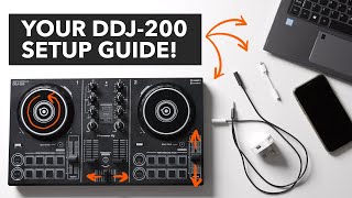 Getting started with the Pioneer DJ DDJ 200  Beginners Set Up Guide [upl. by Blatt]