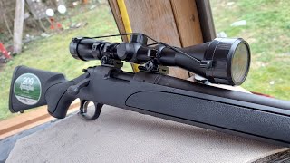 Remington 700 ADL with scope  First Shots [upl. by Ihcas]