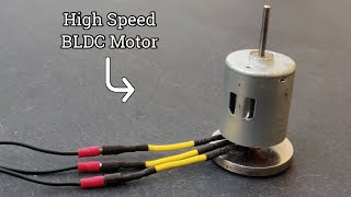 Making Powerful Brushless Motor From DC Brushed Motor [upl. by Oir353]