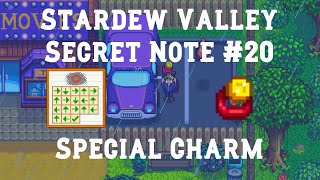 Secret Note 20  Special Charm  Stardew Valley 13 [upl. by Jeno238]