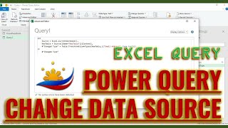 Excel Query How to Change Data Source in Power Query [upl. by Mosi]