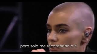 Nothing compares to you  Sinead OConnor Live Subtitulado al Castellano [upl. by Ydorb]