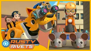 Ski Trip Disaster ⛷ Rusty Rivets  Cartoons for Kids [upl. by Seaver]