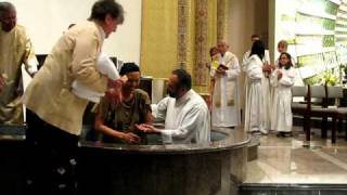 Baptism Catholic Immersion [upl. by Attenaj]