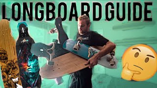 LONGBOARD GUIDE  Which Longboard Should You Buy [upl. by Grote]