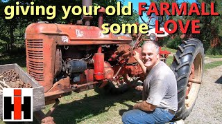 how to service your FARMALL tractor [upl. by Yedoc]