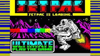 Jetpac Loading Screen  ZX Spectrum [upl. by Ivah544]