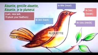 Alouette  French Lyrics with English Translation [upl. by Harutak69]