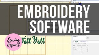 Embroidery Designs  Fonts Using Embrilliance Express Free Software  SEWING REPORT [upl. by Alletnahs225]